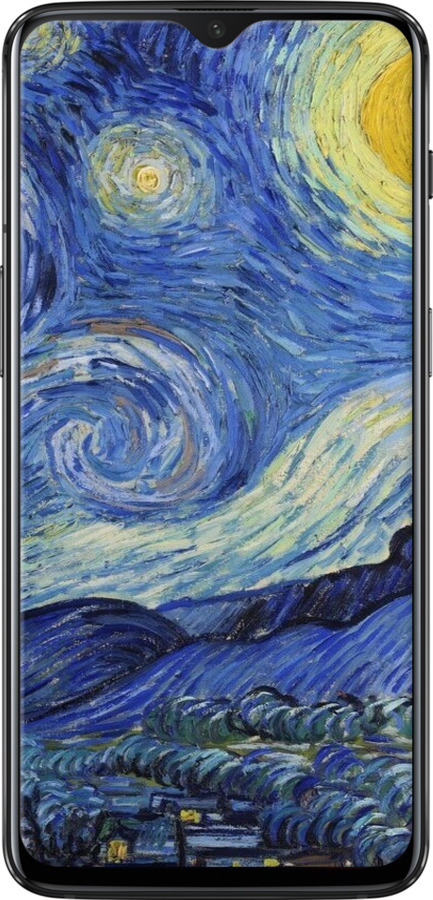 2D пластиковый чехол «Звездная ночь» Винсента Ван Гога для OnePlus 6T - 6433t-1587 изображение 