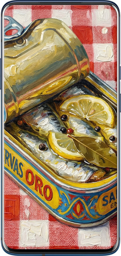 TPU чехол Vintage Sardine Tin Phone для OnePlus 7 Pro - 6772b-1696 изображение 