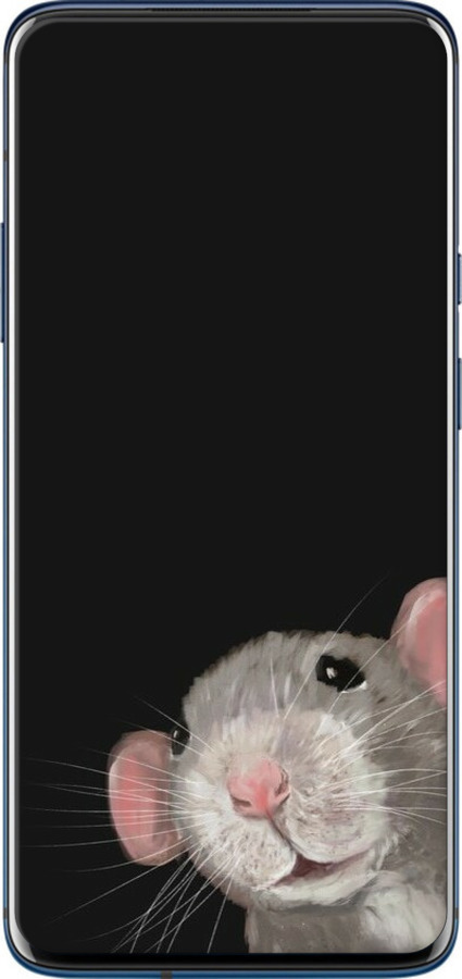 Силіконовий чехол The Peeking Rat для OnePlus 7 Pro - 6442u-1696 изображение 