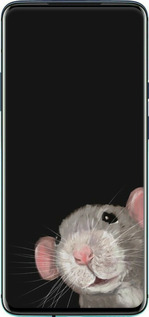 TPU чехол The Peeking Rat для OnePlus 7T Pro - 6442b-1810 изображение 