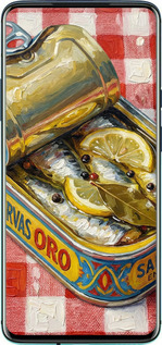 Силіконовий чехол Vintage Sardine Tin Phone для OnePlus 7T Pro - 6772u-1810 изображение 