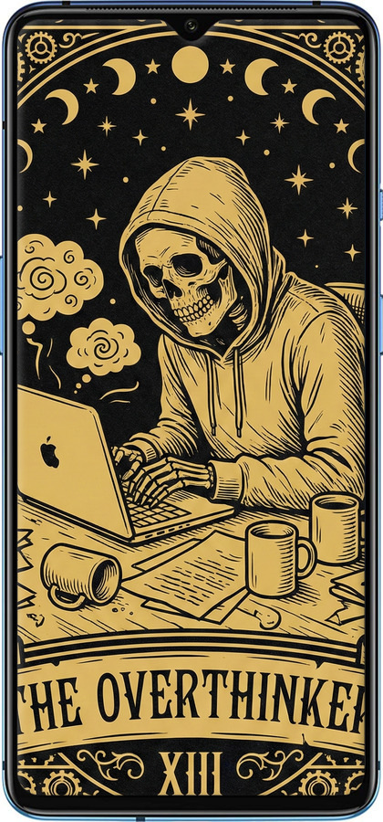 TPU чехол The Overthinker для OnePlus 7T - 6774b-1809 изображение 