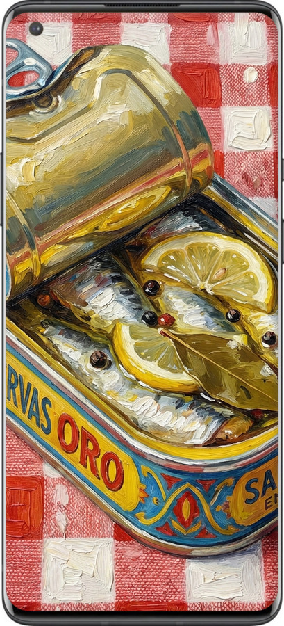 TPU чехол Vintage Sardine Tin Phone для OnePlus 8 Pro - 6772b-1896 изображение 