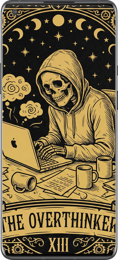 Силіконовий чехол The Overthinker для OnePlus 8 Pro - 6774u-1896 изображение 