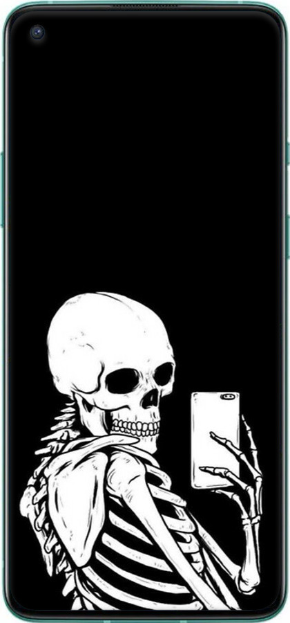 TPU чехол Скелет делает Selfie для OnePlus 8T - 6535b-2113 изображение 