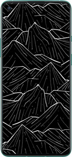 Силиконовый чехол С изображением Темных гор для OnePlus 8T - 6489u-2113 изображение 