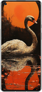 TPU чехол Лебедь для OnePlus 9 Pro - 5964b-2250 изображение 