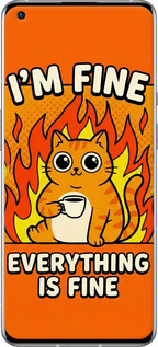 Силіконовий чехол Funny Cat для OnePlus 9 Pro - 6786u-2250 изображение 