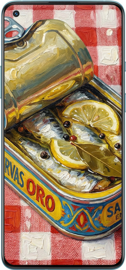 TPU чехол Vintage Sardine Tin Phone для OnePlus 9R - 6772b-2326 изображение 