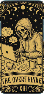 3D пластиковый матовый чехол The Overthinker для OnePlus 9R - 6774m-2326 изображение 