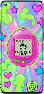 3D пластиковый матовый чехол Y2K Aesthetic Retro Pet: Годуй мене кавою для OnePlus 9R - 6784m-2326 изображение 