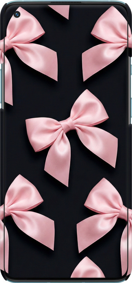 3D пластиковый матовый чехол Coquette Ribbons Dark Coquette для OnePlus 9R - 6767m-2326 изображение 