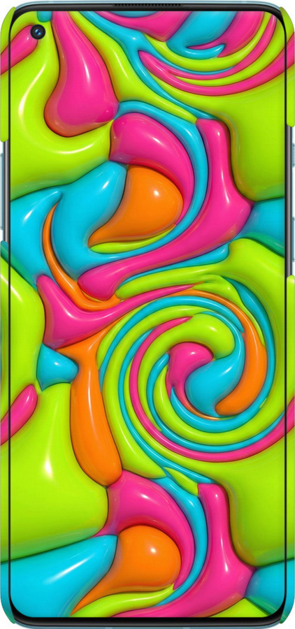 3D пластиковый матовый чехол Y2K Jelly Dream для OnePlus 9R - 6780m-2326 изображение 