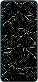 Силиконовый чехол С изображением Темных гор для OnePlus 9R - 6489u-2326 изображение 