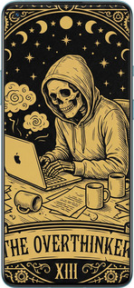 2D пластиковый чехол The Overthinker для OnePlus 9R - 6774t-2326 изображение 