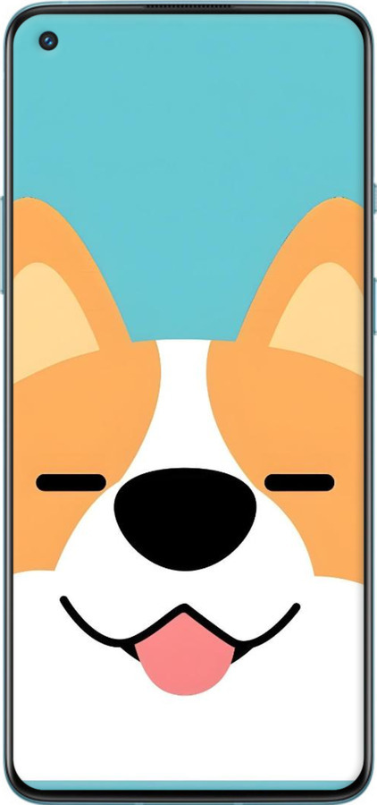 Силиконовый чехол Корги для OnePlus 9R - 6280u-2326 изображение 