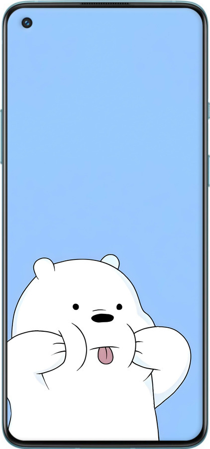 Силиконовый чехол Милый мишка для OnePlus 9R - 6357u-2326 изображение 