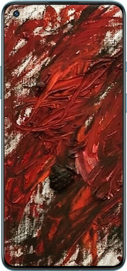 2D пластиковый чехол Абстрактная композиция в красных тонах для OnePlus 9R - 6541t-2326 изображение 