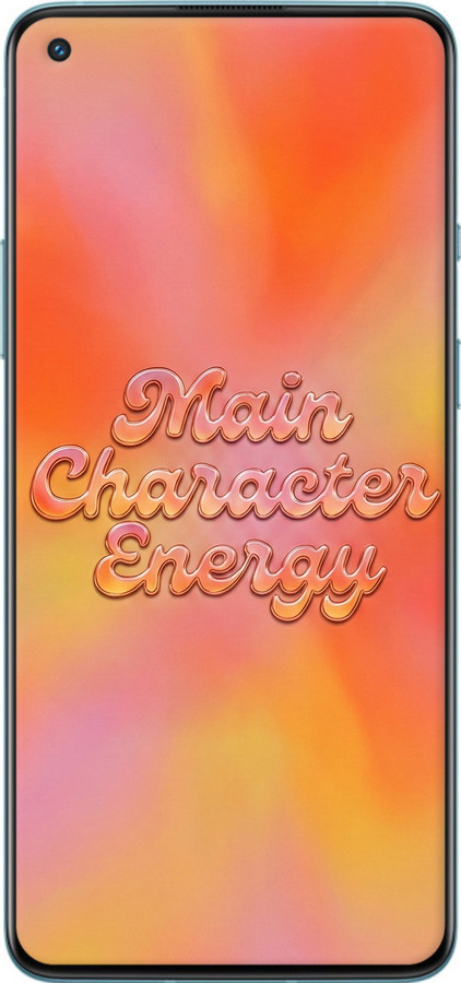 Силиконовый чехол Aura Gradient Main Character Energy Aesthetic Y2K для OnePlus 9R - 6783u-2326 изображение 