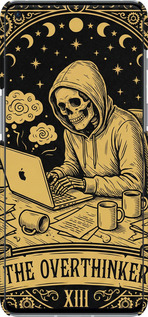 3D пластиковый матовый чехол The Overthinker для OnePlus 9RT - 6774m-2520 изображение 