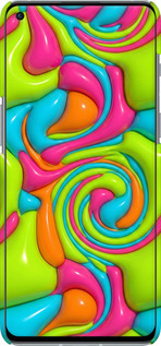 3D пластиковый матовый чехол Y2K Jelly Dream для OnePlus 9RT - 6780m-2520 изображение 