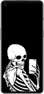 Силиконовый чехол Скелет делает Selfie для OnePlus 9RT - 6535u-2520 изображение 