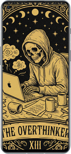 Силіконовий чехол The Overthinker для OnePlus 9RT - 6774u-2520 изображение 