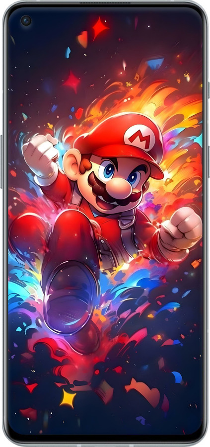 Силиконовый чехол Супер Марио для OnePlus 9RT - 6342u-2520 изображение 
