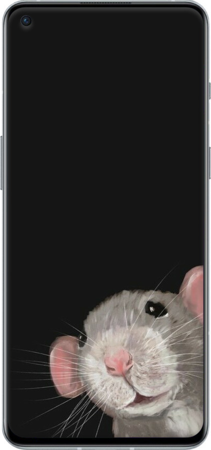 Силіконовий чехол The Peeking Rat для OnePlus 9RT - 6442u-2520 изображение 
