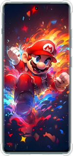 Силикон с усиленными углами чехол Супер Марио для OnePlus Ace 2 Pro - 6342sp-3211 изображение 