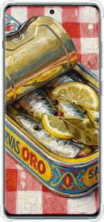 Силикон с усиленными углами чехол Vintage Sardine Tin Phone для OnePlus Ace 2 Pro - 6772sp-3211 изображение 