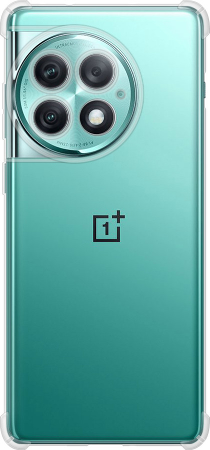 Силикон с усиленными углами чехол Прозрачный для OnePlus Ace 2 Pro - 5636sp-3211 изображение 