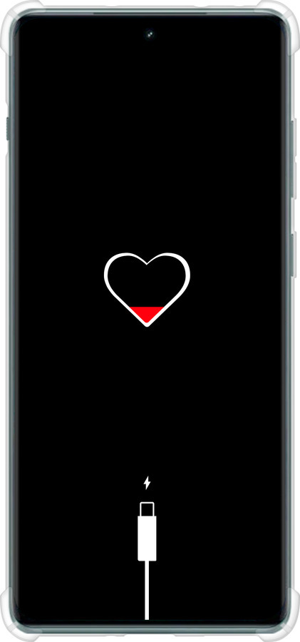 Силикон с усиленными углами чехол Подзарядка сердца для OnePlus Ace 2 Pro - 4274sp-3211 изображение 