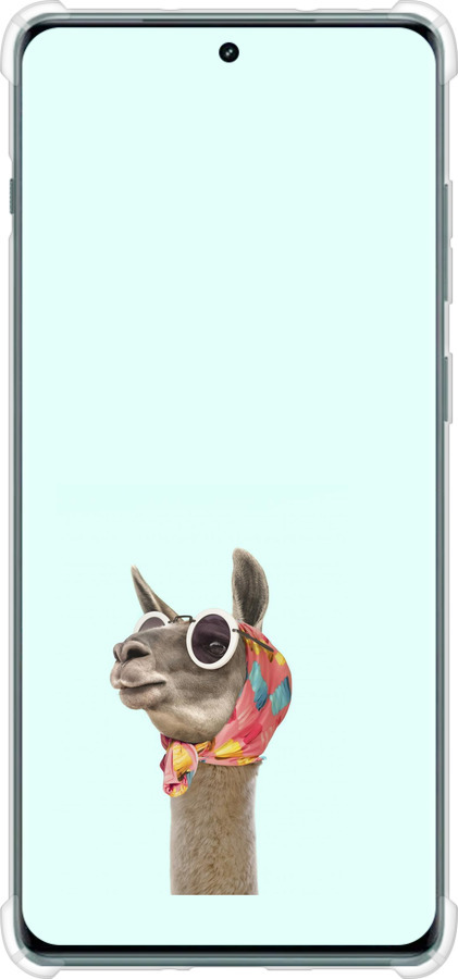 Силикон с усиленными углами чехол Модная лама для OnePlus Ace 2 Pro - 4479sp-3211 изображение 