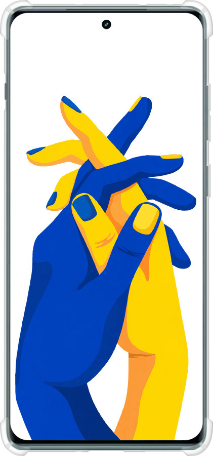 Силикон с усиленными углами чехол Stand With Ukraine для OnePlus Ace 2 Pro - 5255sp-3211 изображение 