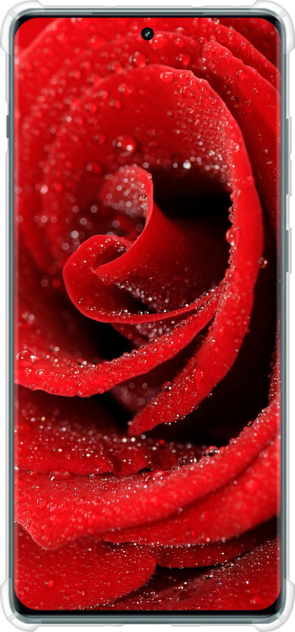 Силикон с усиленными углами чехол Красная роза для OnePlus Ace 2 Pro - 529sp-3211 изображение 