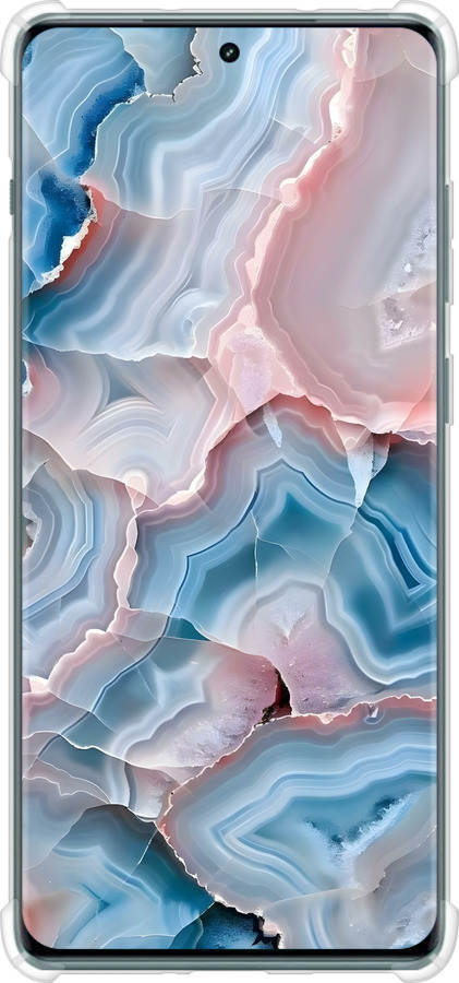 Силіконовий протиударний с посиленими кутами чехол Мрамор для OnePlus Ace 2 Pro - 6306sp-3211 изображение 