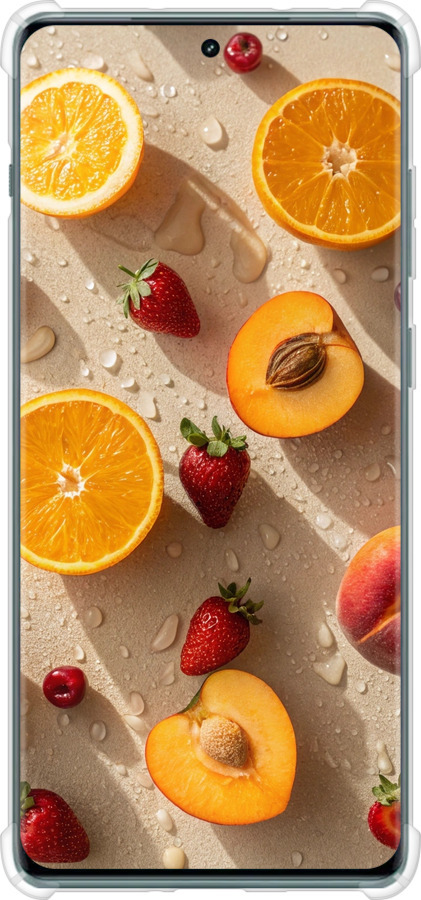 Силикон с усиленными углами чехол Фрукты 3 для OnePlus Ace 2 Pro - 6703sp-3211 изображение 