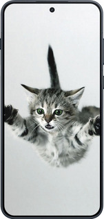 Силиконовый чехол Летящий котёнок для OnePlus Ace 6 - 2322u-4217 изображение 