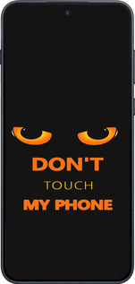 Силиконовый чехол Don't touch the phone для OnePlus Ace 6T - 4261u-4240 изображение 