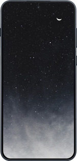Силиконовый чехол Сині хмари, Синій місяць для OnePlus 15R 5G - 6396u-4241 изображение 