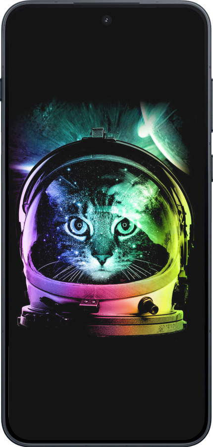 Силиконовый чехол Кот-астронавт для OnePlus Ace 6 - 4154u-4217 изображение 