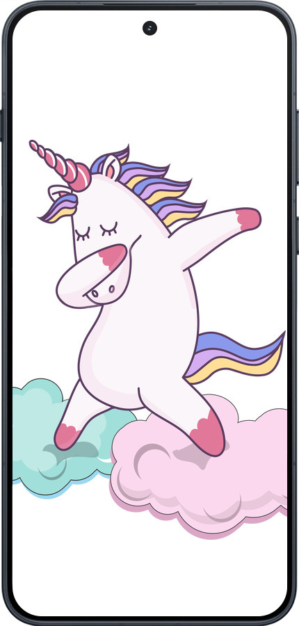 Силиконовый чехол Единорог для OnePlus Ace 6 - 4702u-4217 изображение 