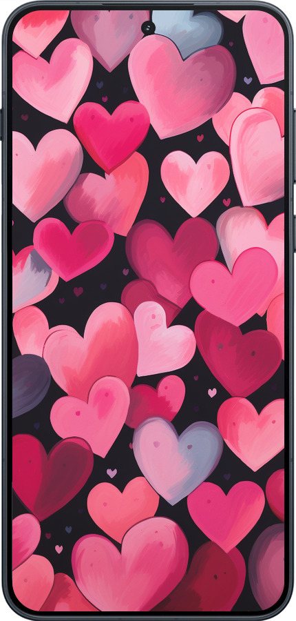 Силіконовий чехол Сердечка 4 для OnePlus 15R 5G - 5662u-4241 изображение 