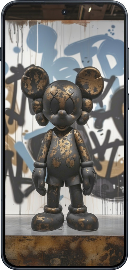 Силиконовый чехол Bronze kaws v2 для OnePlus Ace 6T - 6098u-4240 изображение 