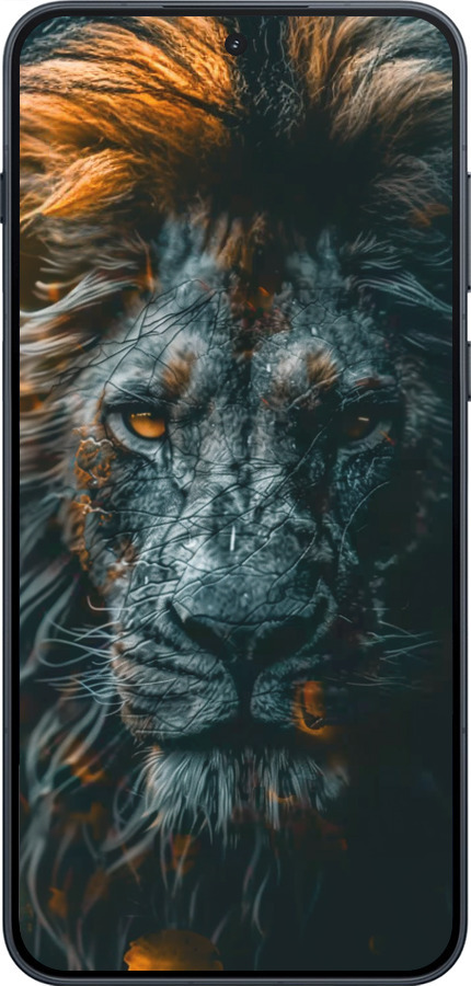 Силиконовый чехол Лев в сумерках для OnePlus Ace 6 - 6154u-4217 изображение 