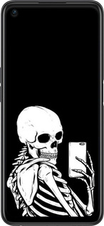 Силиконовый чехол Скелет делает Selfie для OnePlus Ace Racing - 6535u-2955 изображение 