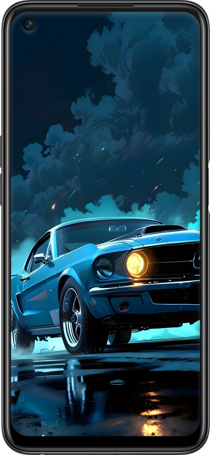 Силиконовый чехол Форд мустанг для OnePlus Ace Racing - 6374u-2955 изображение 