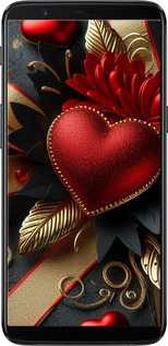 Силиконовый чехол Сердечки v2 для OnePlus 5T - 5832u-1352 изображение 