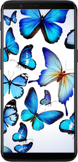 Силиконовый чехол Бабочки для OnePlus 5T - 6023u-1352 изображение 